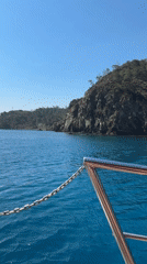 Boat cruise documented along Kumluca coastline in clear conditions