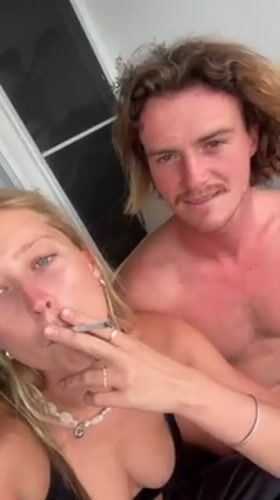 Couple shares late-night moments on Bulli balcony