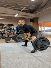 Gym workout and gear check at a Chaikovsky fitness center