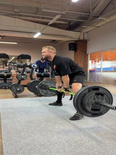 Gym workout and gear check at a Chaikovsky fitness center