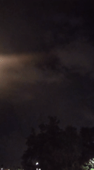 Lightning storm lights up the night sky over Altamonte Springs