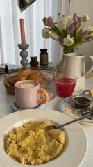 Morning breakfast scenes documented across German towns