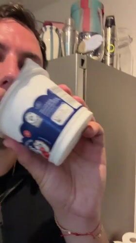 London resident documents cottage cheese meal preparation with fresh produce