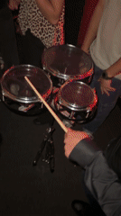 Night scenes captured in Blagoevgrad: drumming and pedestrian zones