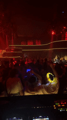 Packed nightclub party scene in Patong, Thailand