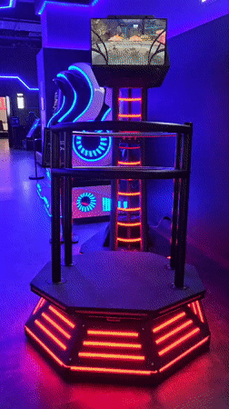 Modern VR gaming center documented in Yekaterinburg