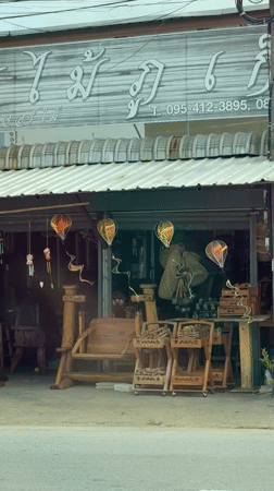 Morning street life documented in Chalong, Thailand