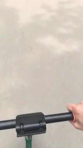 Electric scooter ride captured in first-person video in Perm