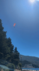 Sunny morning brings parasailing, water skiing to Montenegro beach