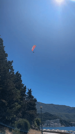 Sunny morning brings parasailing, water skiing to Montenegro beach