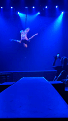 Late-night theatrical performance with circus acts draws audience in Buenos Aires