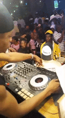 Live DJ set and dancing at a Lokoja night event