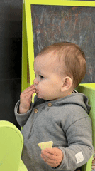 Toddler observed at Russian airport terminal during early morning
