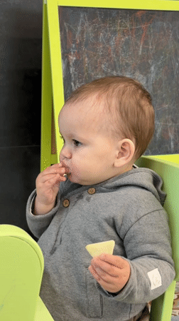 Toddler observed at Russian airport terminal during early morning