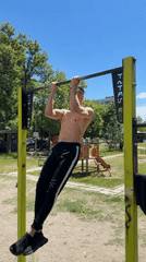 Man exercises outdoors at Plovdiv park on sunny day