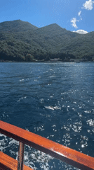 Boat journey captured on video near Jošice, Montenegro