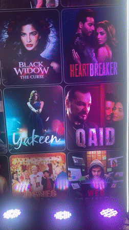 Entertainment scenes captured in Mumbai: movie posters, stage performance
