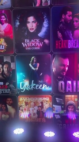 Entertainment scenes captured in Mumbai: movie posters, stage performance