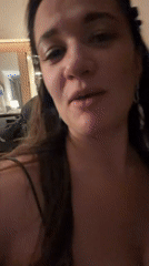 Woman films herself singing, laughing in Küçükçekmece room