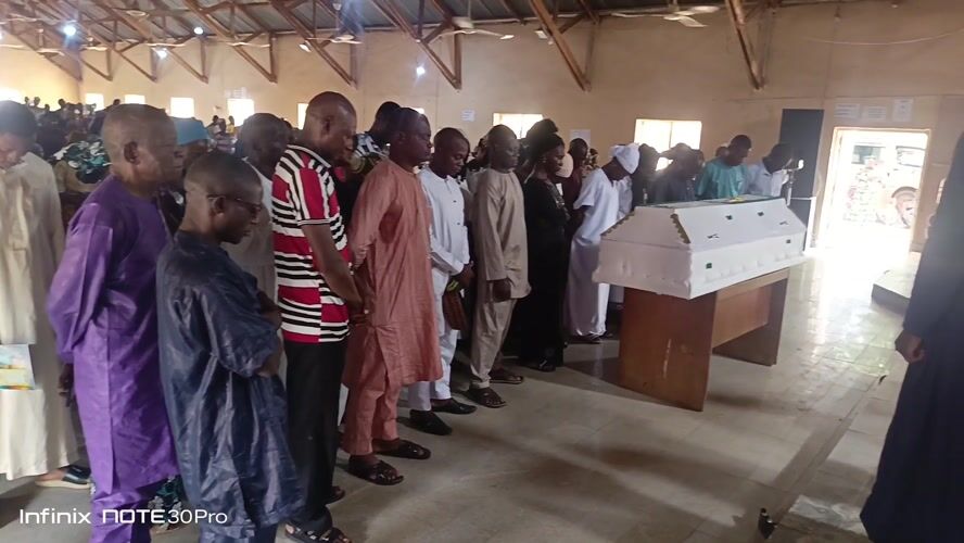 Funeral service held in Akwanga, Nigeria draws community mourners