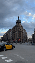 Barcelona street scenes and skateboard shop captured by witnesses