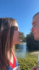 Casual afternoon moments captured in Spanish coastal town park