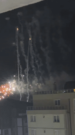 Fireworks display lights up night sky over Sveti Vlas