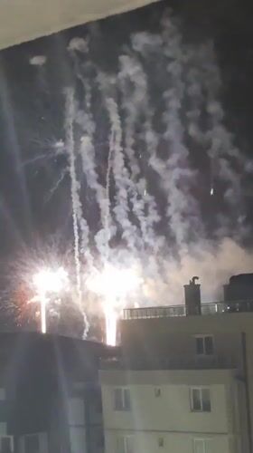 Fireworks display lights up night sky over Sveti Vlas