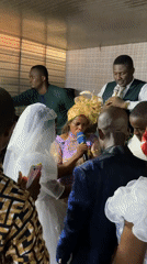 Wedding ceremony celebrated in Aba, Nigeria with formal reception
