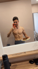 Man Takes Mirror Selfies in Sofia Indoor Location