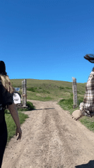 Two women hike Mountain of Sun trail in Russia