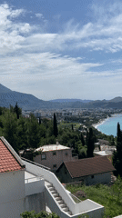 Scenic coastal view captured in Šušanj, Montenegro
