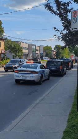 Police presence and everyday street life in Montreal