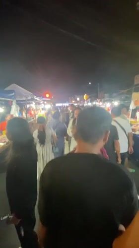 Busy night food market draws crowds in Davao City