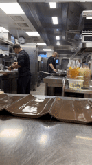 Sofia restaurant kitchen documents 15-minute food preparation sequence