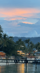 Sunset beaches, local streets, and resort life in Ko Samui