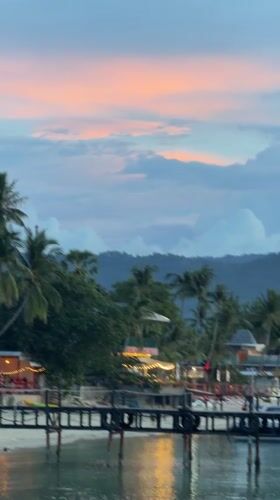 Sunset beaches, local streets, and resort life in Ko Samui