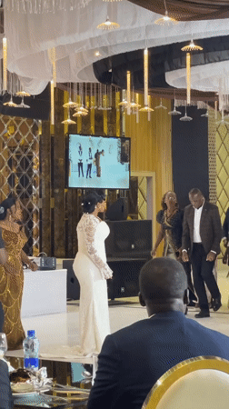 Wedding reception in full swing at a Dar es Salaam banquet hall