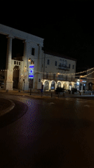 Quiet nighttime scenes captured across Tel Aviv streets