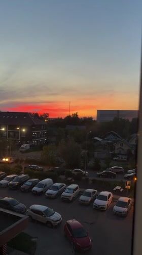 Evening scenes captured across Odintsovo during sunset hours
