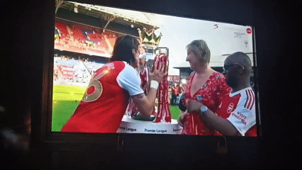 Soccer match and trophy ceremony held in Gura Top, Nigeria