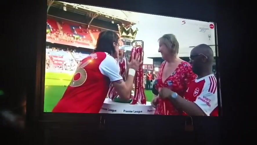 Soccer match and trophy ceremony held in Gura Top, Nigeria
