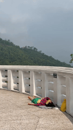 Early morning scenes captured across Pokhara's lakefront and streets