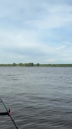 Morning fishing documented on Russian waterway near Noviy