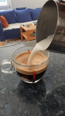 Morning coffee preparation captured in Miljevci, Montenegro