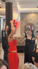 Party celebration documented at Sofia restaurant venue