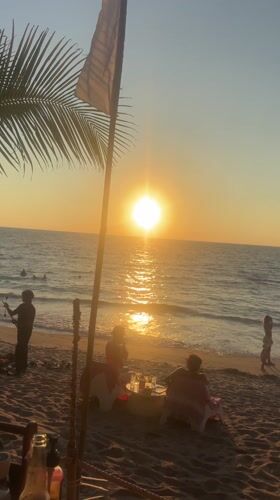Beachgoers enjoy sunny day at Choeng Thale, Thailand