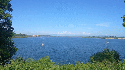 Clear morning views captured of Tanga Bay, Tanzania