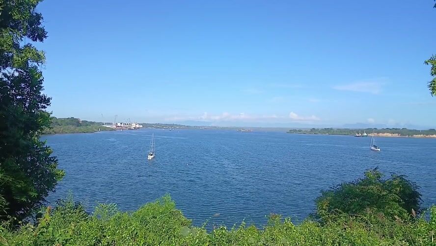 Clear morning views captured of Tanga Bay, Tanzania
