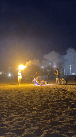 Summer evening in Alanya, from sundown to beach nightlife